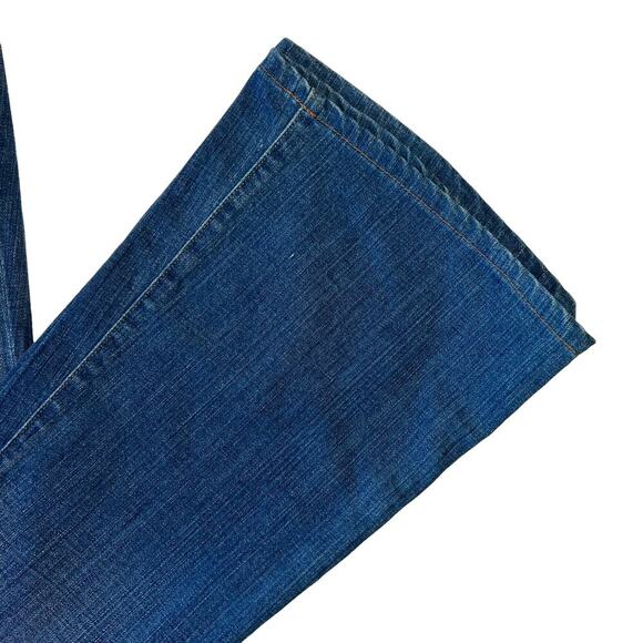 J Brand Mid Rise Dark Wash Flare Jeans Size 25 - Picture 4 of 6